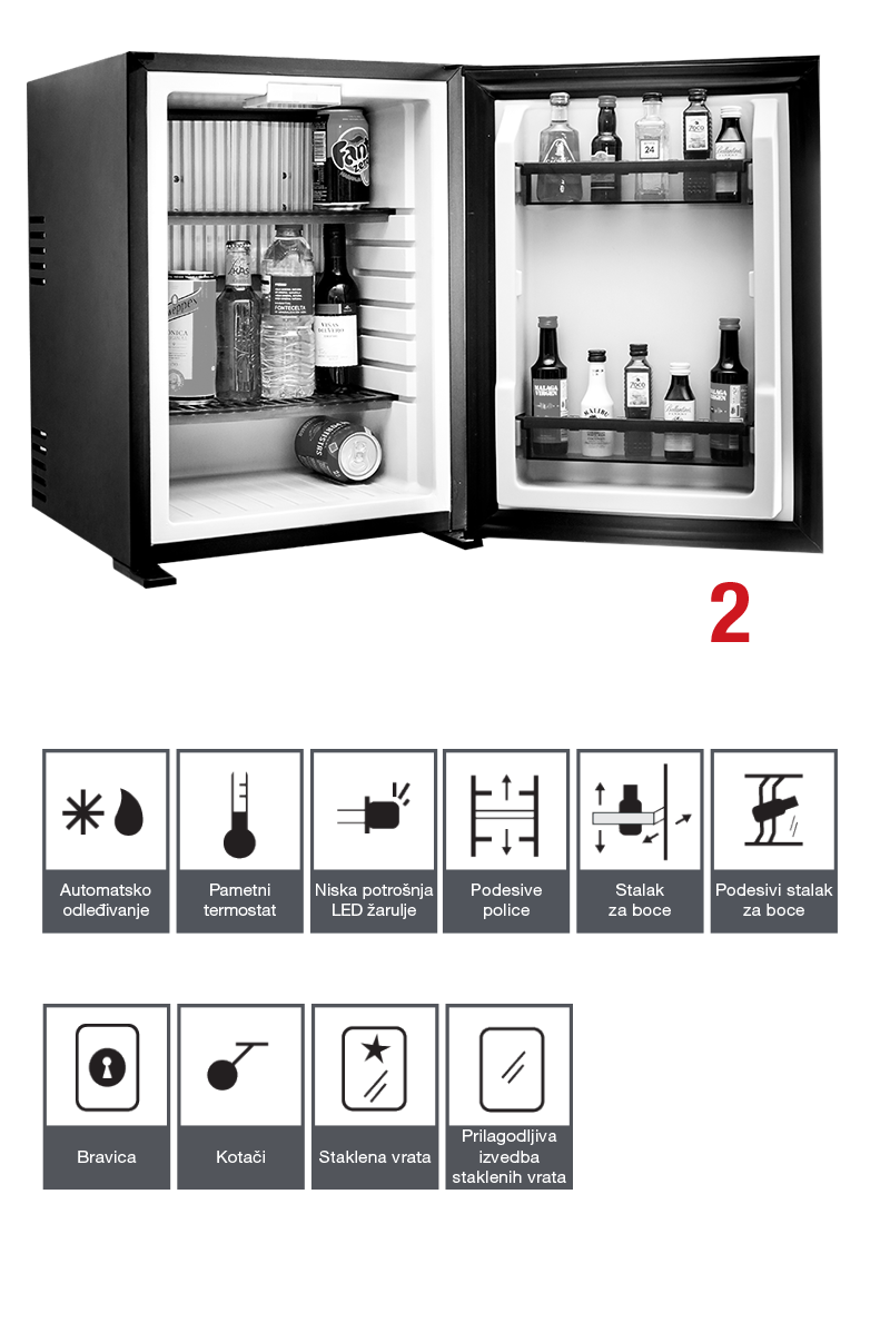 OMNITEC PURE SERIJA minibarova